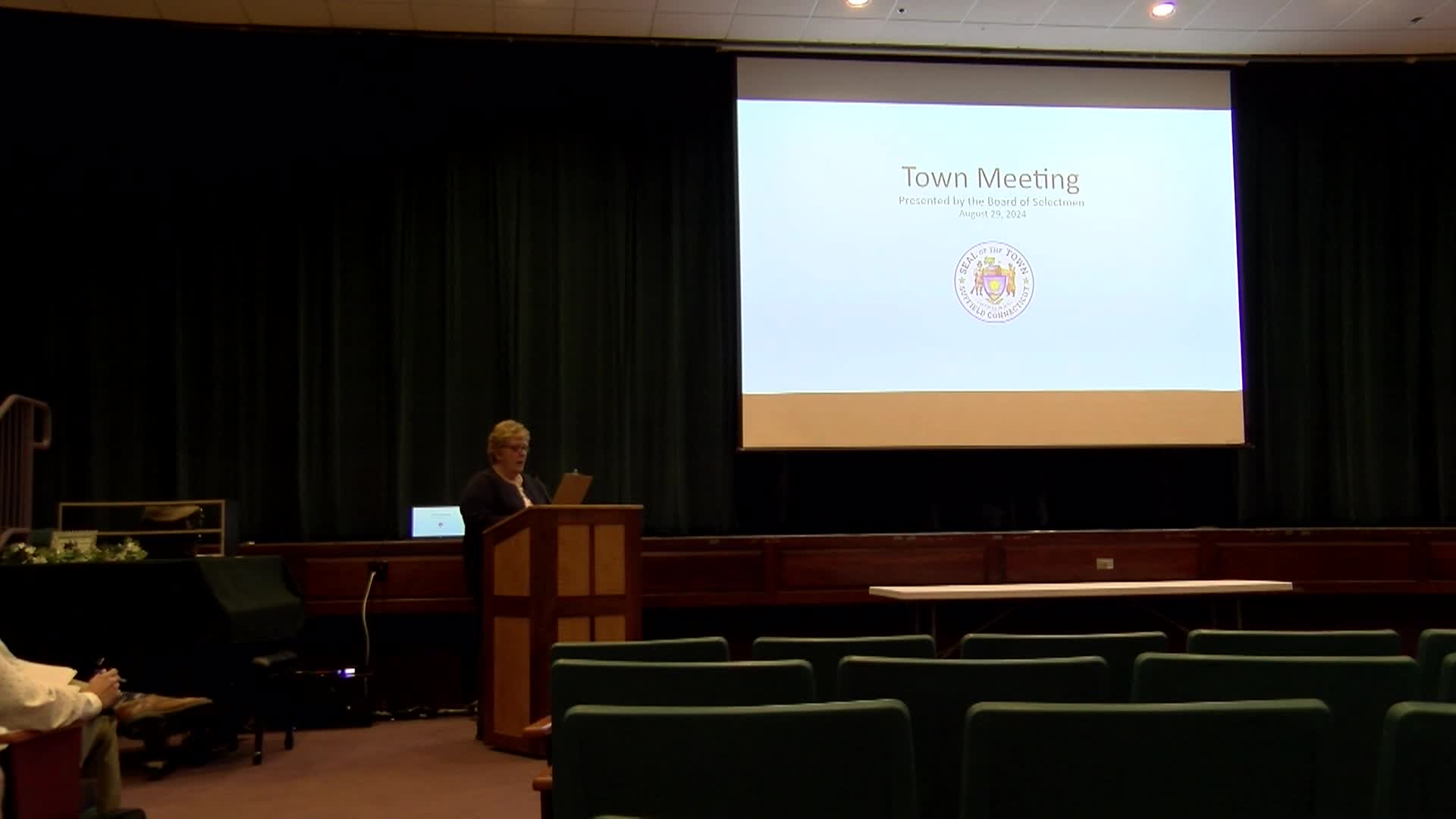 Thumbnail image for Suffield Town Meeting 8/29/24