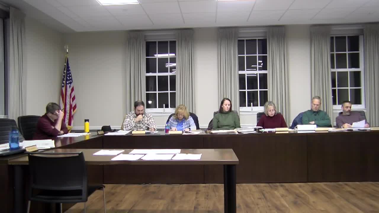Suffield Planning & Zoning Commission Regular Meeting 11/17/25