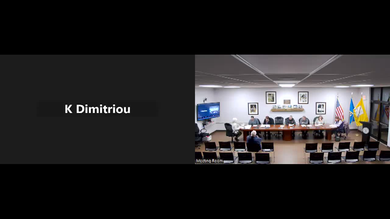 Town of East Windsor - Zoning Board of Appeals Meeting 12/1/25