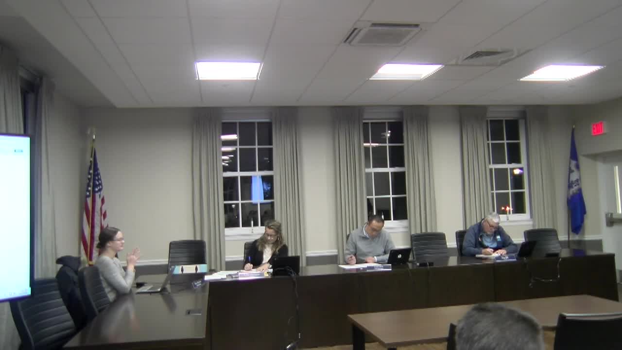 Suffield Board of Selectman Meeting 12/3/25