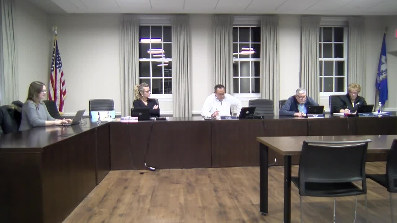 Suffield - Board of Selectman Meeting 1/7/26